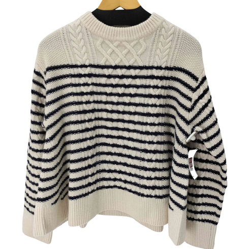 ミラオーウェン Mila Owen 23AW シャツレイヤードAラインケーブルニットセット レディース JPN:0