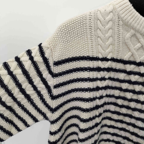 ミラオーウェン Mila Owen 23AW シャツレイヤードAラインケーブルニットセット レディース JPN:0