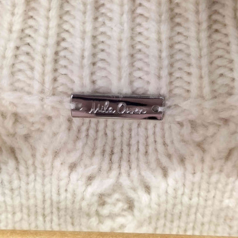 ミラオーウェン Mila Owen 23AW シャツレイヤードAラインケーブルニットセット レディース JPN:0