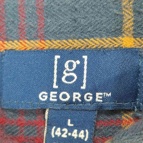 ジョージズ GEORGE チェック柄ネルシャツ メンズ JPN:L