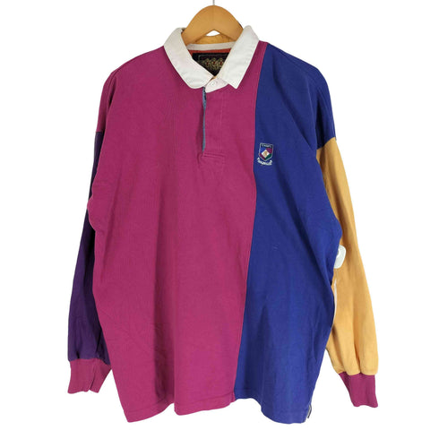 チャップスラルフローレン CHAPS RALPH LAUREN 90S カラフルラガーシャツ メンズ import:XL