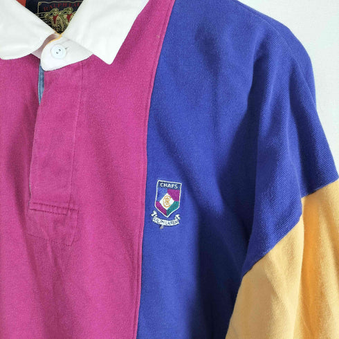 チャップスラルフローレン CHAPS RALPH LAUREN 90S カラフルラガーシャツ メンズ import:XL