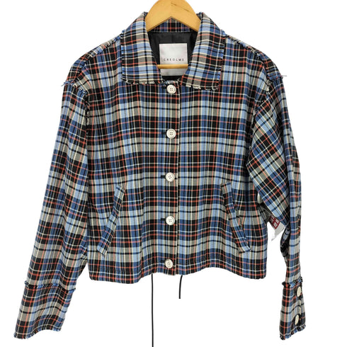 クレオルム CREOLME チェッククロップドコーチジャケット レディース FREE