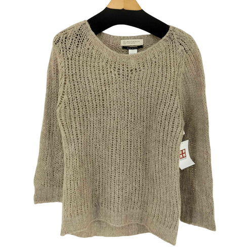 ビューティーアンドユースユナイテッドアローズ BEAUTY & YOUTH UNITED ARROWS MADE IN ITALY 透かし編み アクリルモヘアニット レディース ONE SIZE