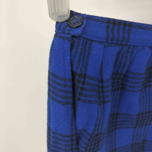 ペンドルトン PENDLETON 70S MADE IN USA ウールチェックスカート レディース 6