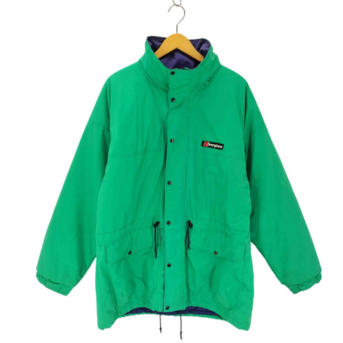 バーグハウス berghaus 80S-90S 英国製 SNOWSTORM Puff Jacket フード収納 中綿ジャケット ブリットポップ メンズ JPN:L