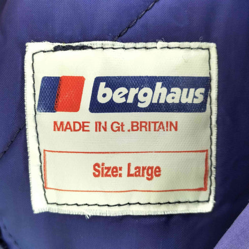バーグハウス berghaus 80S-90S 英国製 SNOWSTORM Puff Jacket フード収納 中綿ジャケット ブリットポップ メンズ JPN:L