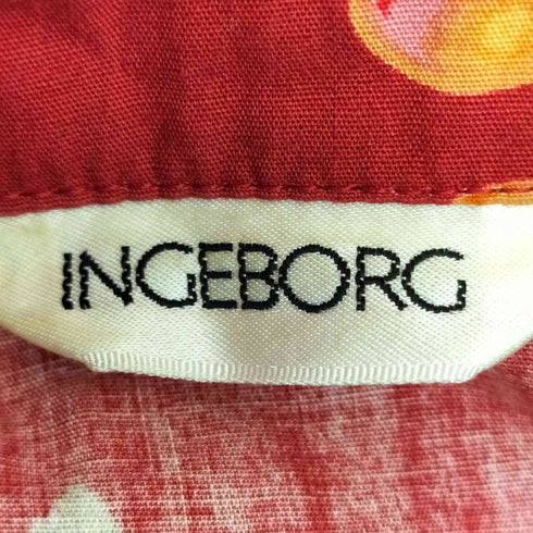 インゲボルグ INGEBORG さくらんぼ ティアードワンピース レディース