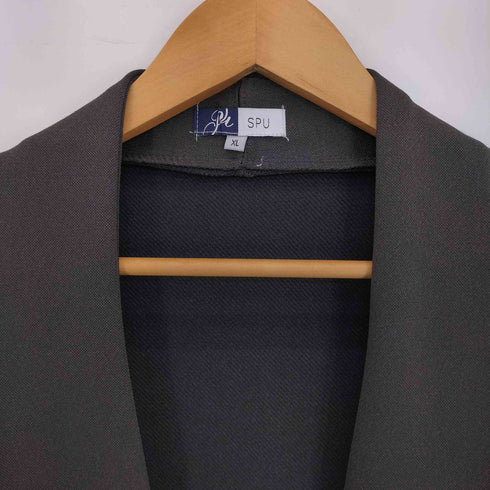 スプ SPU ハイストレッチリラクシング ノーカラー セットアップ メンズ XL