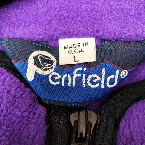 ペンフィールド Penfield 90S USA製 三角タグ POLARTEC ポーラテック ハーフジップ フリース プルオーバー メンズ import:L