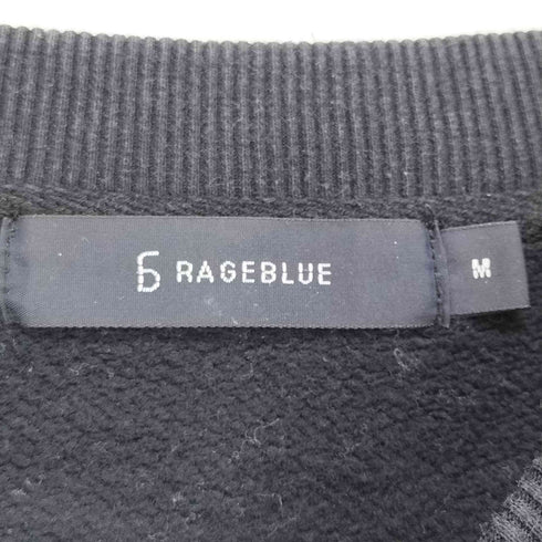 レイジブルー RAGEBLUE 両面プリントクルーネックスウェット メンズ JPN:M