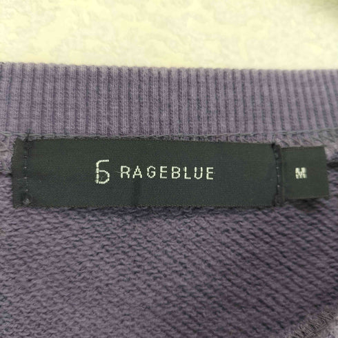 レイジブルー RAGEBLUE 両面プリントクルーネックスウェット メンズ JPN:M