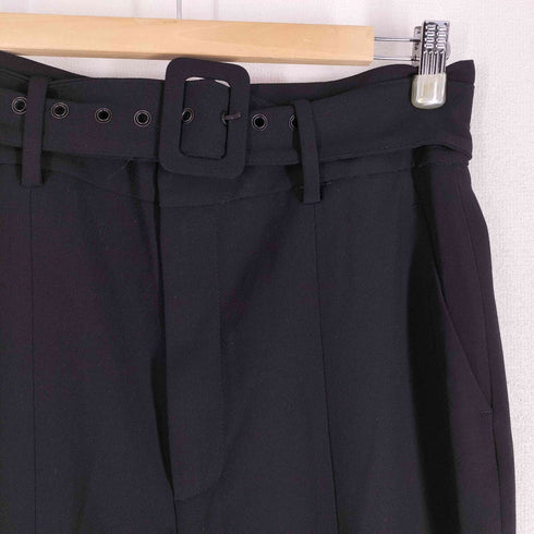 ザラ ZARA テーパードベルト付きスラックス レディース JPN:M