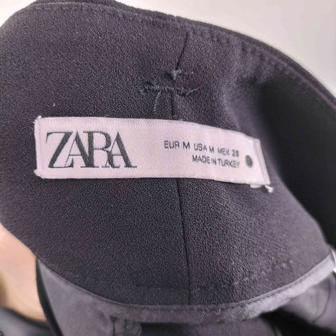 ザラ ZARA テーパードベルト付きスラックス レディース JPN:M