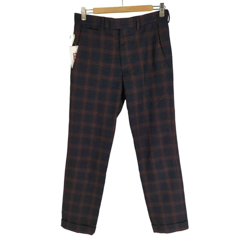 アニエスベー agnes b. 18AW チェックウールパンツ メンズ FR:38-40