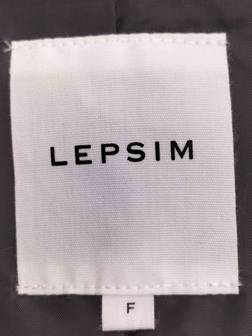 レプシム LEPSIM 千鳥格子 レーヨン混 チェスター コート レディース FREE
