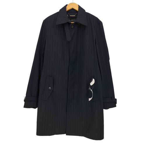グリーンレーベルリラクシング GREEN LABEL RELAXING ライナー付き ストライプ 比翼コート メンズ JPN:L