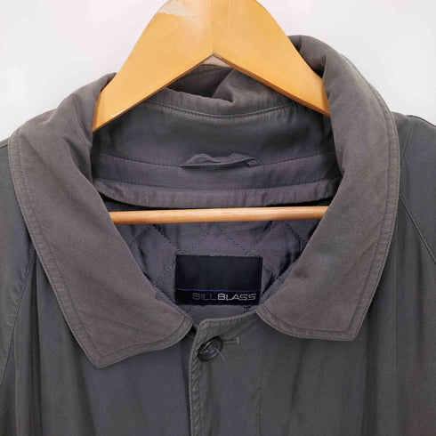 ビルブラス BILL BLASS ライナー付 比翼ステンカラーコート メンズ