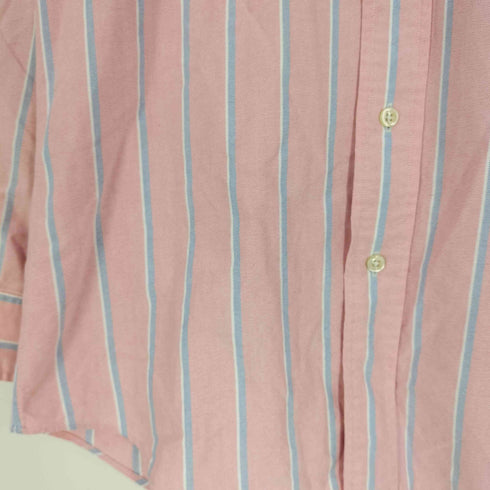 ラルフローレン RALPH LAUREN CUSTOM FIT ポニー刺繍 ストライプ オックスフォードシャツ メンズ 37-80