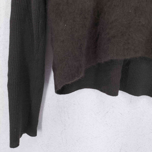 デミルクスビームス Demi-Luxe BEAMS フロントシャギーVネックニットセーター レディース