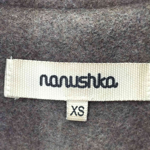 ナヌーシュカ nanushka MADE IN HUNGARY ガンフラップ ウールスタンドカラーコー レディース import:XS