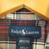 ラルフローレン RALPH LAUREN スモールポニー刺繍 BDチェックシャツ レディース import:M 12-14