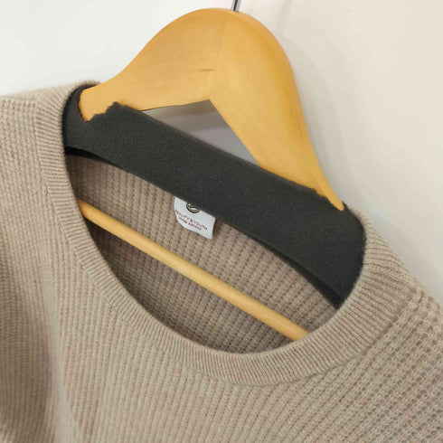 ロクビューティーアンドユースユナイテッドアローズ 6 BEAUTY & YOUTH UNITED ARROWS CASHMERE WAFFLE CREW NECK KNIT メンズ 38