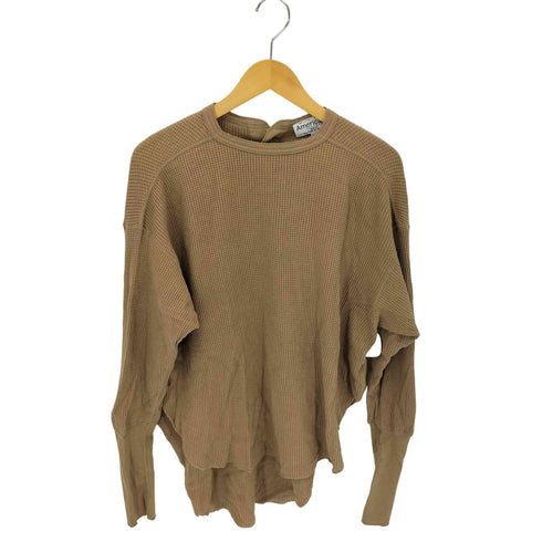 アメリカーナ Americana THERMAL BACK HENLEY NECK レディース