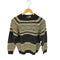 総柄 ウール L/S ニット レディース