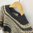 総柄 ウール L/S ニット レディース