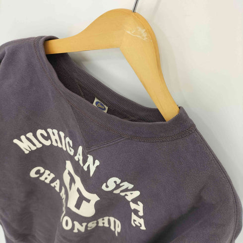 リアルマッコイズ REAL McCoyS BUCO Vガゼット 3段カレッジプリント L/S スウェット メンズ JPN:S
