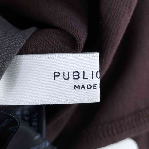 パブリックトウキョウ PUBLIC TOKYO フェイクレザードッキングカットトップス レディース FREE