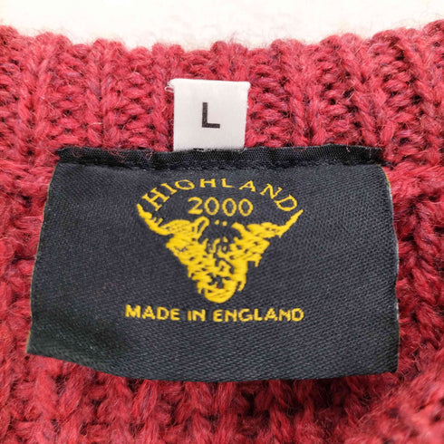 ハイランドトゥーサウザンド HIGHLAND2000 ウールクルーネックニット メンズ JPN:L