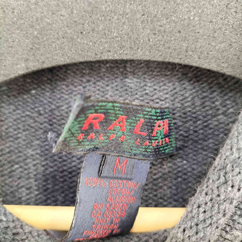ラルフローレン RALPH LAUREN RALPH 裾ドローコード ロールネックコットンニット ピスネーム レディース import:M
