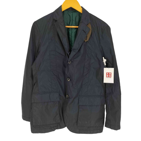 バーニーズニューヨーク BARNEYS NEWYORK LIMONTA リモンタナイロン 裏地 キルティング チンストラップ 2B パフ テーラード ジャケット メンズ EUR:46