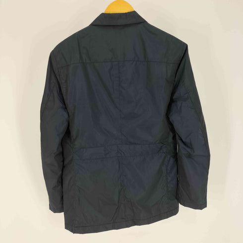 バーニーズニューヨーク BARNEYS NEWYORK LIMONTA リモンタナイロン 裏地 キルティング チンストラップ 2B パフ テーラード ジャケット メンズ EUR:46