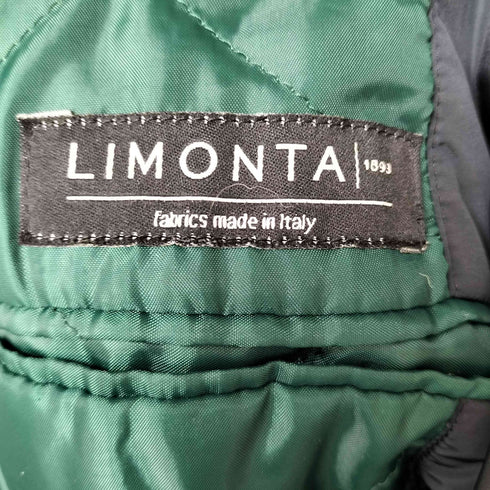バーニーズニューヨーク BARNEYS NEWYORK LIMONTA リモンタナイロン 裏地 キルティング チンストラップ 2B パフ テーラード ジャケット メンズ EUR:46