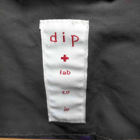 ディップリミテッド dip ltd チンスト付 比翼ステンカラーコート メンズ