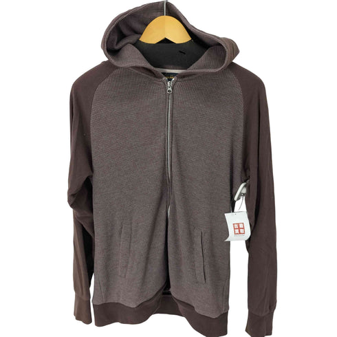 ウールリッチ WOOLRICH ワッフル切替ジップパーカー メンズ import:L