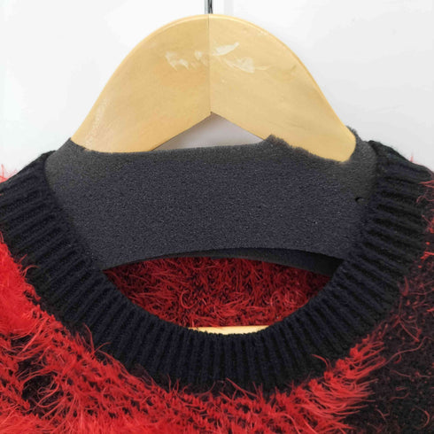 ゲス GUESS OVERSIZED PLAID CREW-NECK SWEATER クルーネックニット メンズ import:S