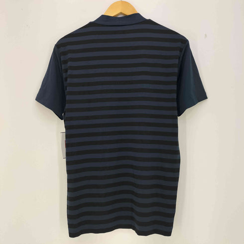 タイトリスト Titleist モックネック ボーダー半袖シャツ メンズ JPN:L