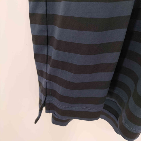 タイトリスト Titleist モックネック ボーダー半袖シャツ メンズ JPN:L