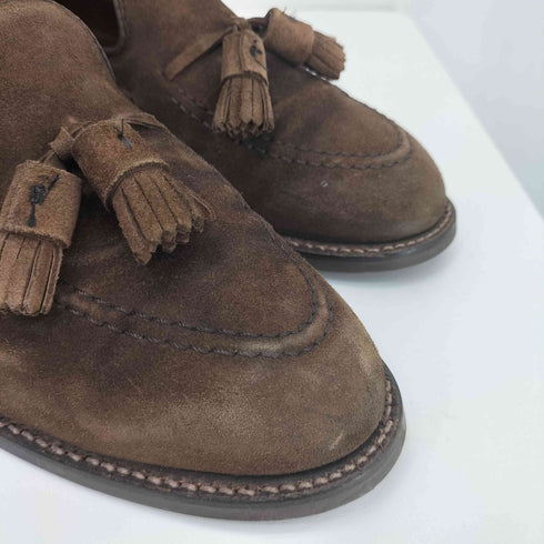 オールデン ALDEN 別注 MADE IN USA スエードタッセルローファー メンズ 8/D