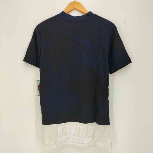 マークアンドロナ MARK&LONA ナイロンドッキング モックネックカットソー メンズ JPN:M