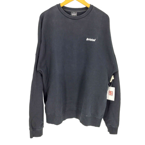 エフシーレアルブリストル F.C.Real Bristol 23SS PIGMENT DYE BIG LOGO CREWNECK SWEAT ピグメント ダイ ビッグ ロゴ クルーネック スウェット メンズ JPN:XL