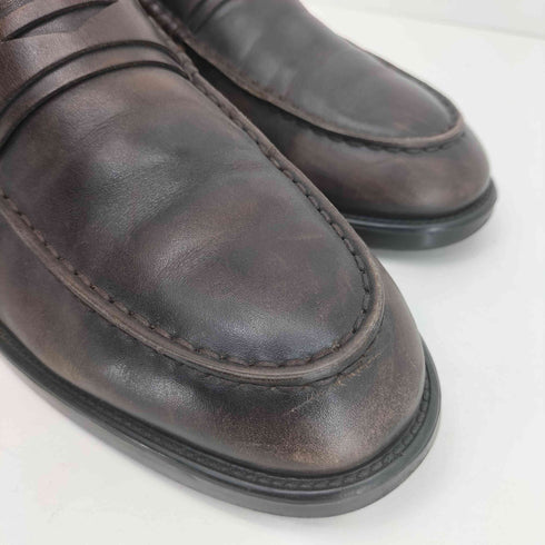 トッズ TOD’S MADE IN ITALY レザーコインローファー 7 1/2 メンズ 7 1/2