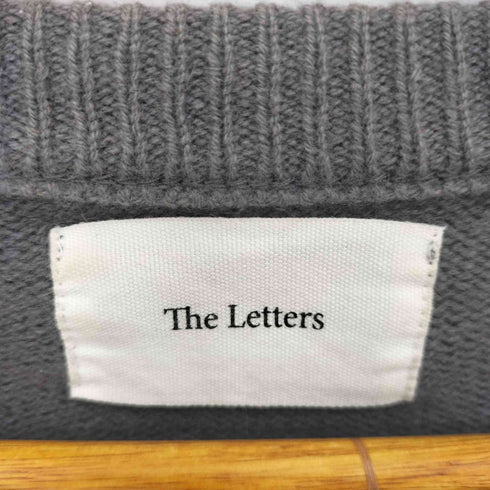 ザレターズ The Letters 16AW クラッシュ加工 ウール混 L/S ニット メンズ JPN:S