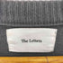 ザレターズ The Letters 16AW クラッシュ加工 ウール混 L/S ニット メンズ JPN:S