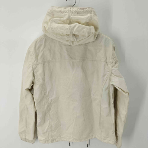 ザラ ZARA コットンフーデットジャケット メンズ import:L