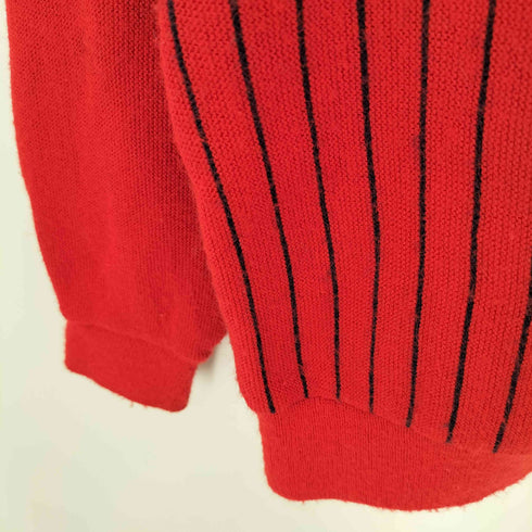 アイゾッドラコステ IZOD LACOSTE 糸巻タグ ストライプ アクリルカーディガン メンズ